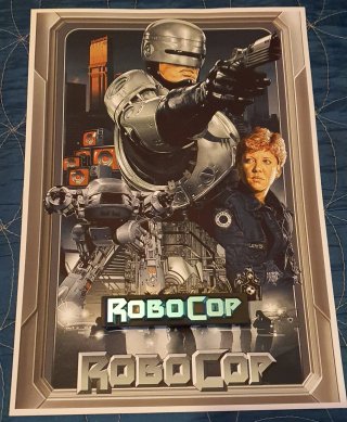 Póster Robocop + Mando