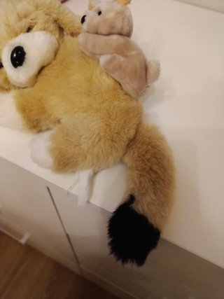 Peluche perro y conejo