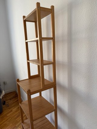 Estantería de bambú de 5 baldas