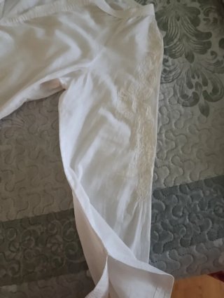Blusa Mango Blanca Talla S