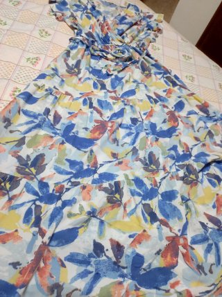 Vestido estampado floral talla L/XL