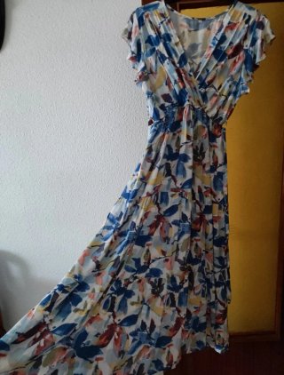 Vestido estampado floral talla L/XL