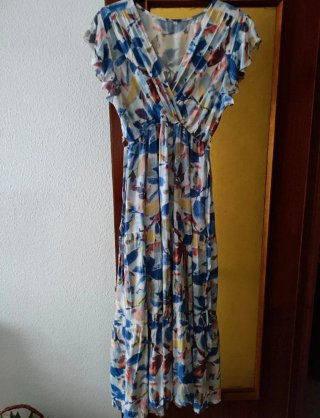 Vestido estampado floral talla L/XL