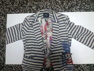 Americana Desigual Talla M Rayas