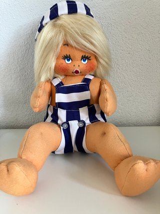 Muñecas de fieltro vintage