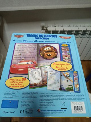 3 cuentos infantiles (1 cars y 2 cuenta cuentos)