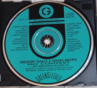 CD Gregory Isaacs & Dennis Brown - No Contest