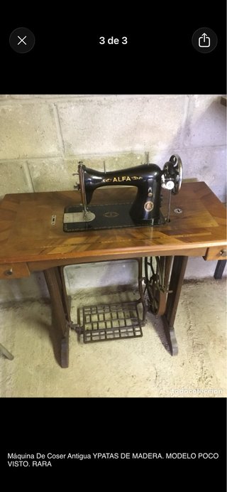 Máquina de Coser ALFA Rara