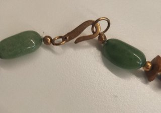 Collar Vintage Piedras Naturales Multicolores