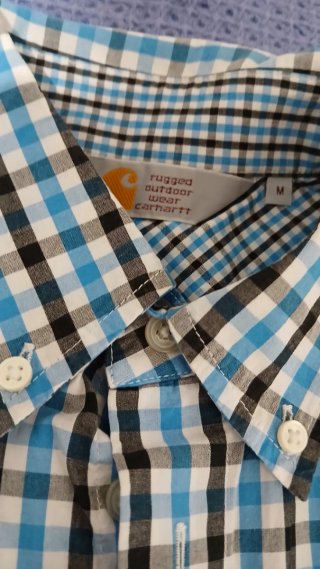 Camisa Carhartt cuadros manga corta