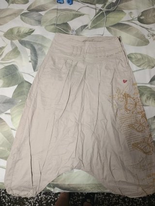 Pantalones Desigual Talla Única Beige