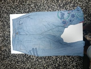 Pantalones Desigual Talla Única Beige