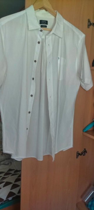 Camisa Milano Manga Corta Talla XL.