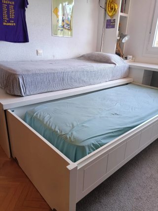 Cama nido juvenil con cajones