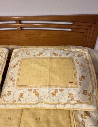 Edredón Reig Marti 135cm Beige/Amarillo