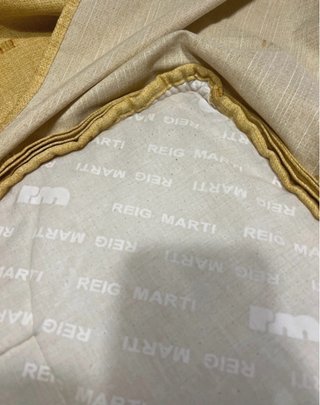Edredón Reig Marti 135cm Beige/Amarillo