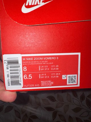 Nike Zoom Vomero 5 EU 39 HJ7328-445 Blu