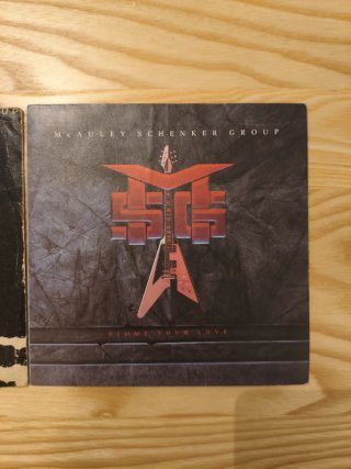 LOTE 2 SINGLES SCHENKER GROUP VINILO 7" HARD ROCK