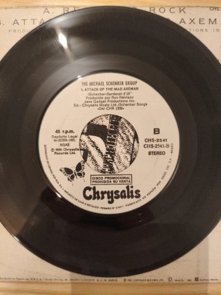 LOTE 2 SINGLES SCHENKER GROUP VINILO 7" HARD ROCK