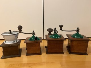 4 Antichi Macinini da Caffè