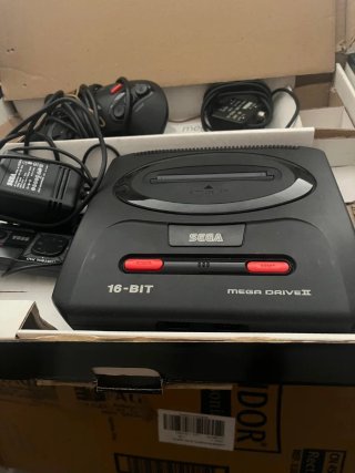 Sega Mega Drive II Consola Negra