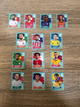 Lote 13 Cromos Panini FIFA World Cup 2026