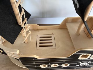 Barco Pirata de Madera