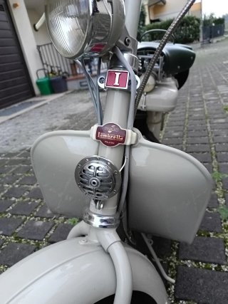 Lambretta 125 F Scooter Beige/Verde