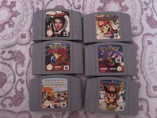 Nintendo 64 con 4 mandos y juegos