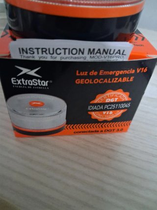 Baliza V16 con geolocalización