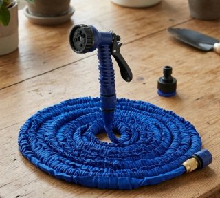 Tubo da Giardino Estensibile 30 Metri (Blu) - NUOV