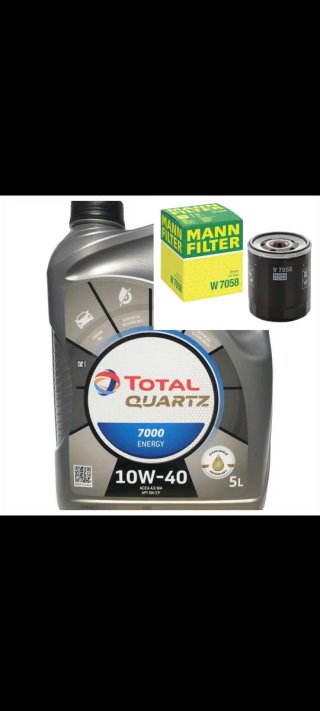Total Quartz 7000 10W-40 5L + Filtro Xsara 2.0hdi