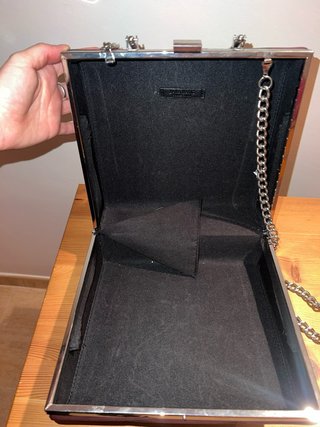 Bolso de mano lunares Zara
