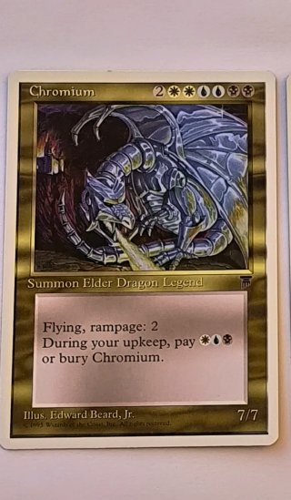 Lote 2 Cartas MTG: Chromium y Johan