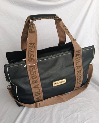 Bolso de viaje Gym Grande Negro con Bandolera