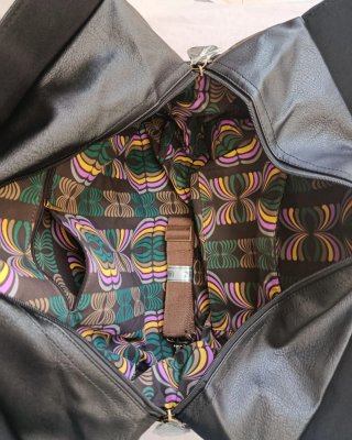 Bolso de viaje Gym Grande Negro con Bandolera