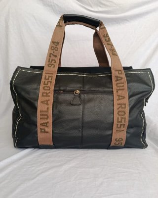Bolso de viaje Gym Grande Negro con Bandolera