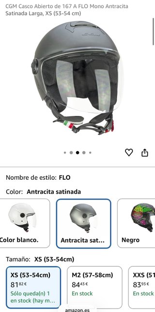 Casco moto CGM Italia