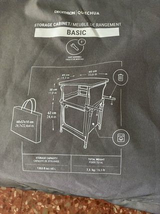 Mueble Cocina Camping Plegable No bajo de 40 euros