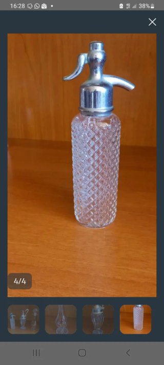 Figura Avon Vidrio y Metal