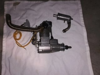 SAITO FA 100 motor 4 tiempos avión aeromodelismo