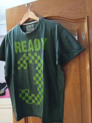 Camiseta READY 3 Talla L Verde