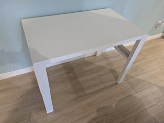 Escritorio IKEA PÅHL blanco patas regulables 5