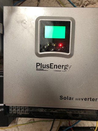 Inversor Solar PlusEnergy Averiado