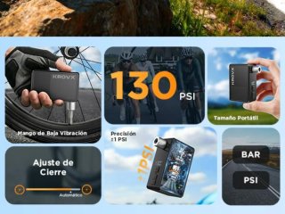 Mini bomba inflador de bicicletas nuevo a estrenar