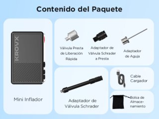 Mini bomba inflador de bicicletas nuevo a estrenar