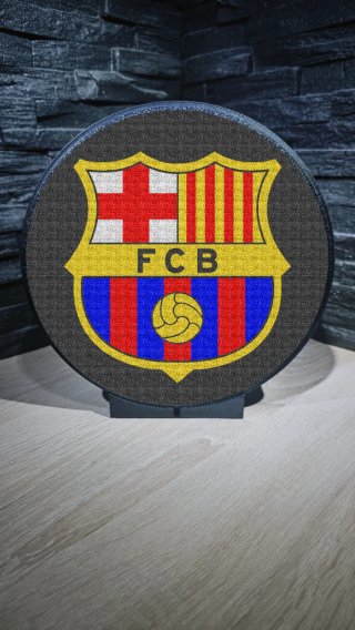 Lámpara Decorativa LED Escudo [Tu Equipo] - Impres