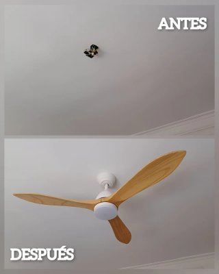 ELECTRICISTA INSTALADOR DE VENTILADORES DE TECHO