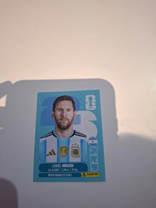 Cromo Messi Panini Mundial 2026