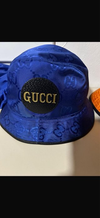Gorra Gucci Azul y Dorada
